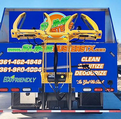 slime busters truck rear