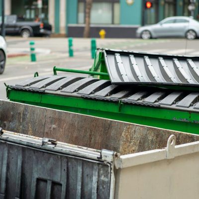 Smelly Dumpster Cleaning