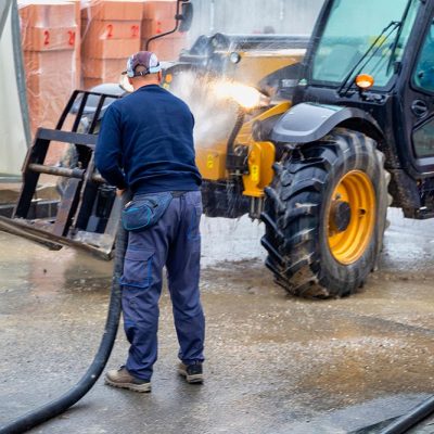 Heavy Equipment Pressure Washing