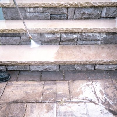 Stairs Pressure Wash